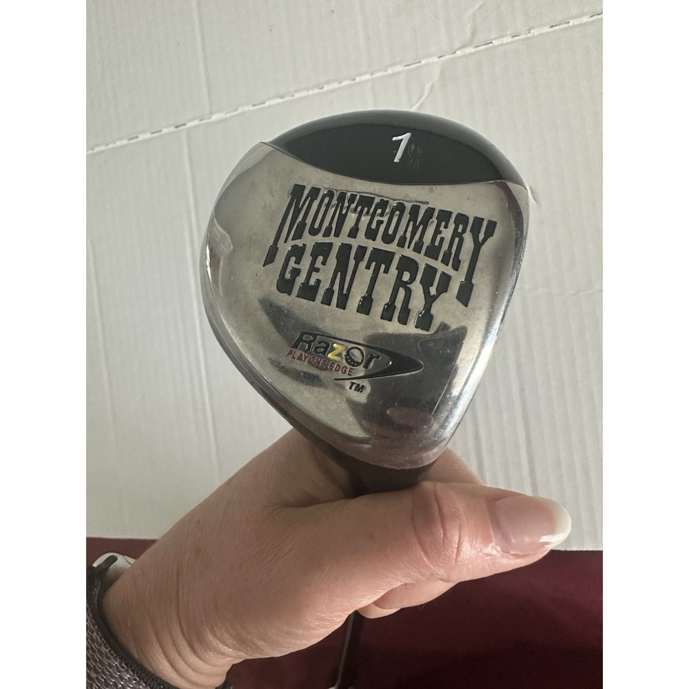 RARE Montgomery Gentry Autographed Razor Golf Club Driver - Picture 14 of 16